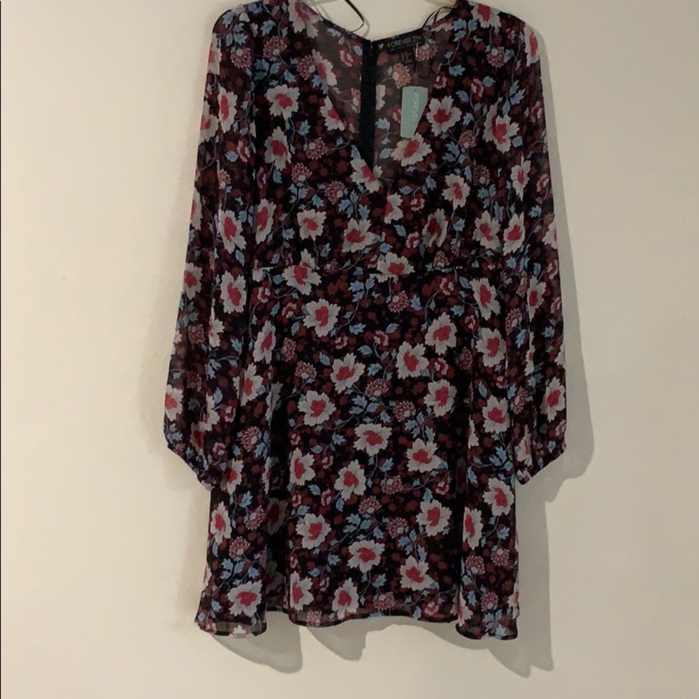 Plus size floral dress 2X